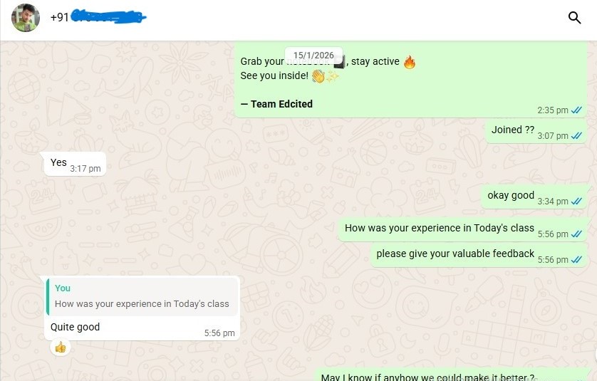 Student Feedback